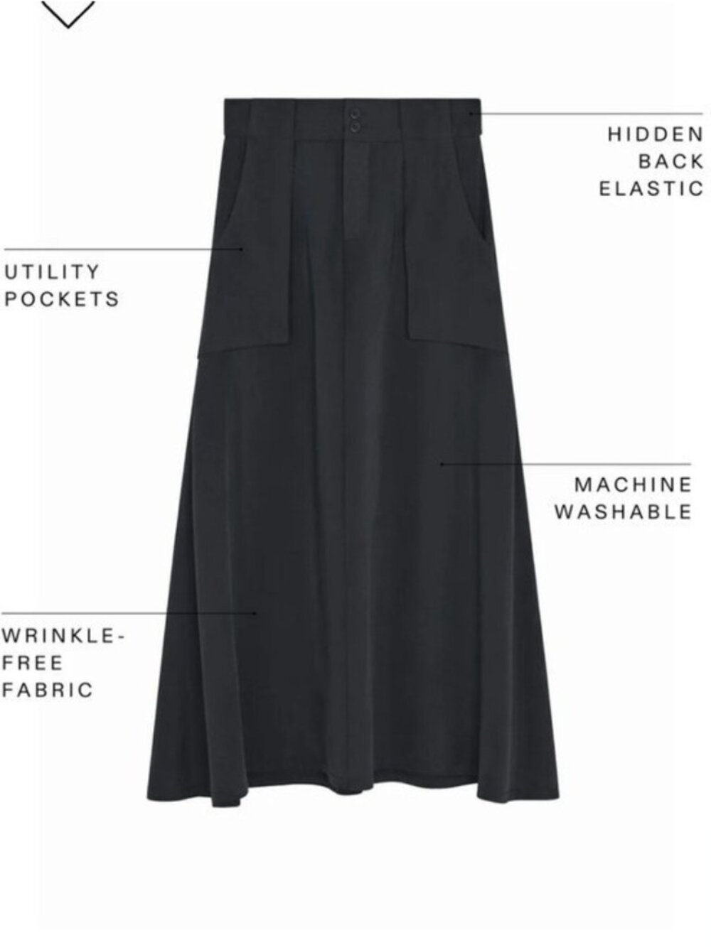 Ruti The Utility Skirt Black Size XS - Picture 9 of 10